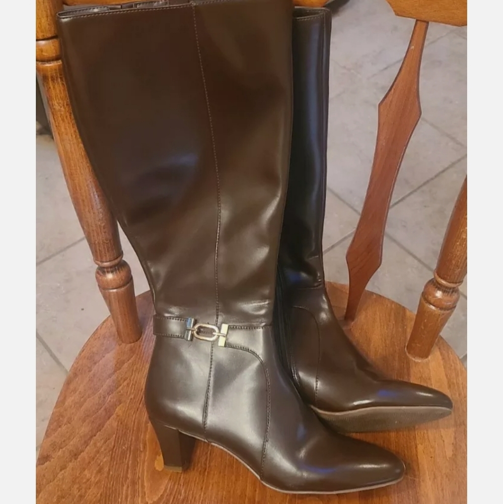 GH Bass Caroline Extended Calf Heeled Riding boot 7.5m